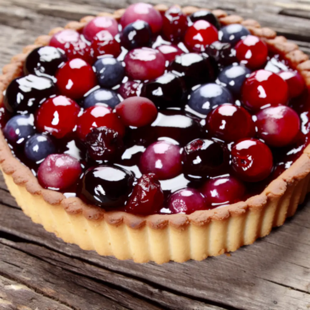 Bogyós gyümölcs tart
