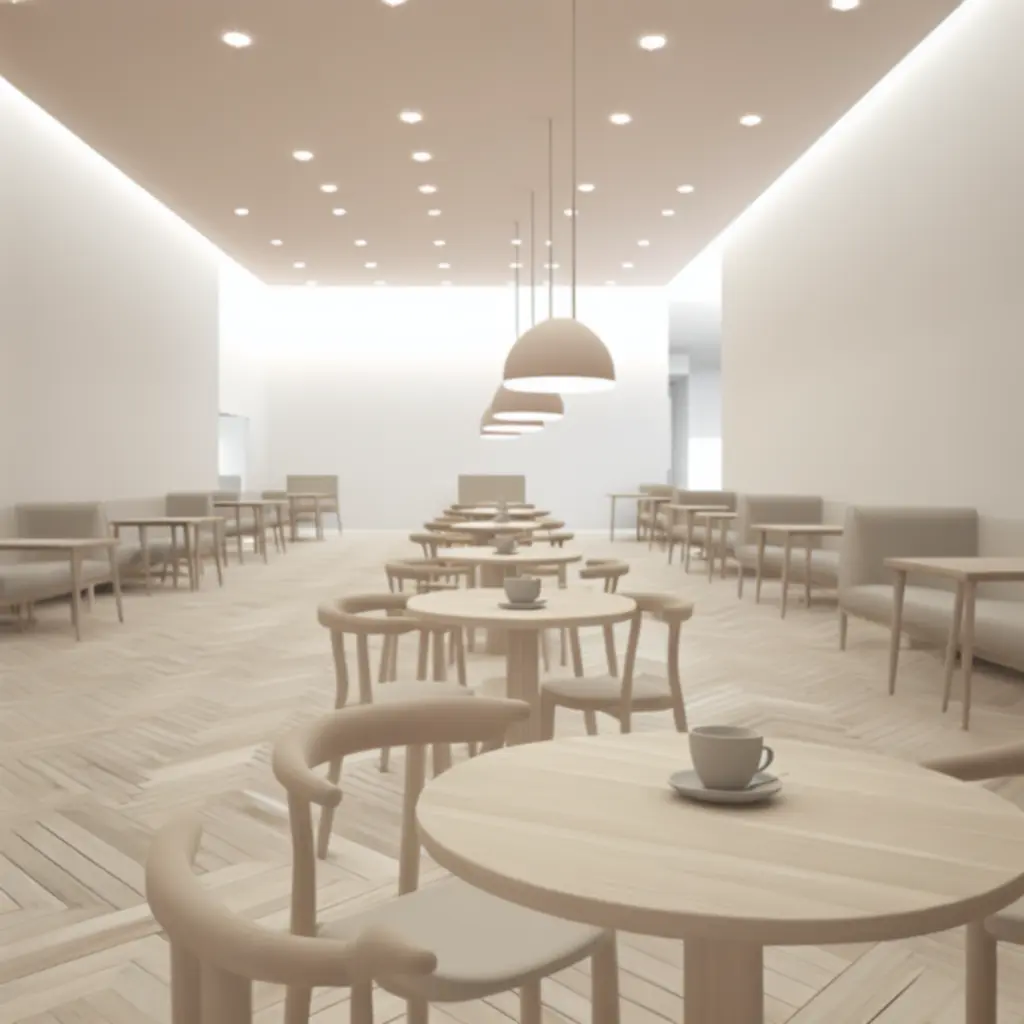 Modern, barátságos éttermi belső és elegánsan tálalt fogás